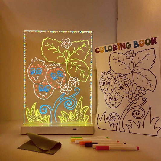 لوحة الرسم السحرية المضيئة